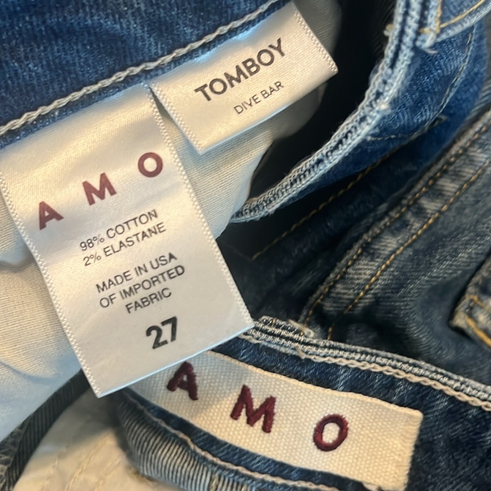 AMO TOMBOY Dive Bar‎ Button-fly Women’s Jeans Size 27